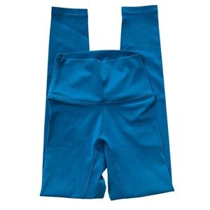 NVGTN Women's Teal Blue High Waisted V-Back Contour Athletic Leggings Size XS